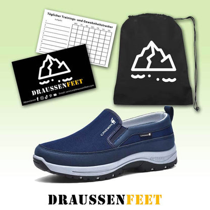 Herren Rutschfeste Slip-on Wanderschuhe Casual Sneakers Reiseschuhe