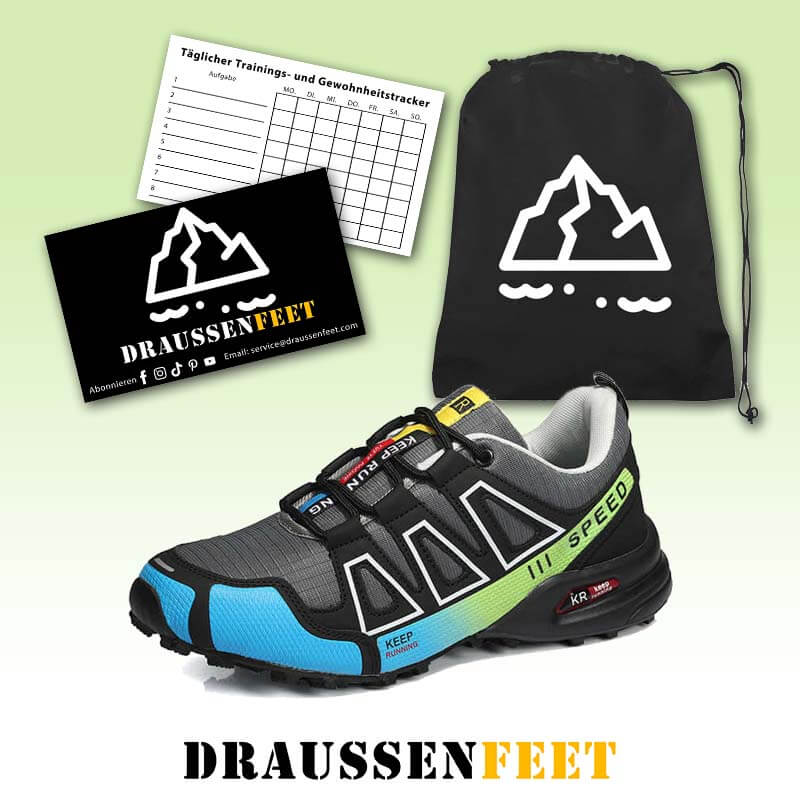 Herren Wanderschuhe Outdoor Ultraleichte atmungsaktive stoßdämpfende Fahrradschuhe