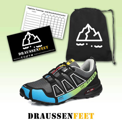 Herren Wanderschuhe Outdoor Ultraleichte atmungsaktive stoßdämpfende Fahrradschuhe