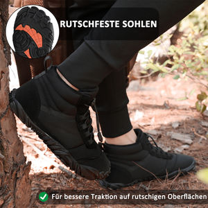 draussenfeet winter barfussschuhe schneestiefel 31426 schwarz