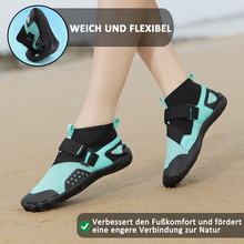 Lade das Bild in den Galerie-Viewer, draussenfeet winter barfussschuhe schneestiefel 31446 himmelblau

