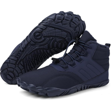 Lade das Bild in den Galerie-Viewer, draussenfeet winter barfussschuhe schneestiefel 31452 blau
