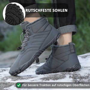 draussenfeet winter barfussschuhe schneestiefel 31452 grau