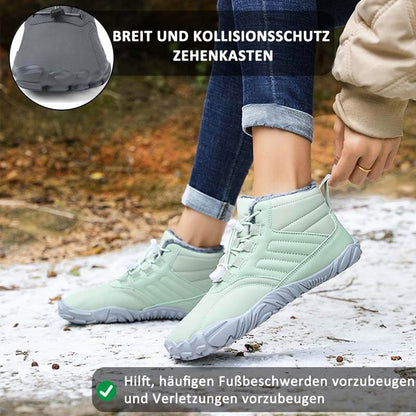 Men's barefoot shoes toe shoes, winter shoes snow boots fast drying trailla shoes, soft light fitness shoes breathing active aqua shoes with non -slip sole & wide toe box