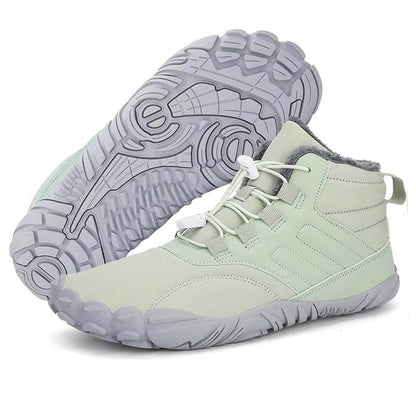 Men's barefoot shoes toe shoes, winter shoes snow boots fast drying trailla shoes, soft light fitness shoes breathing active aqua shoes with non -slip sole & wide toe box