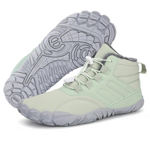 Lade das Bild in den Galerie-Viewer, draussenfeet winter barfussschuhe schneestiefel 31452 hellgrun
