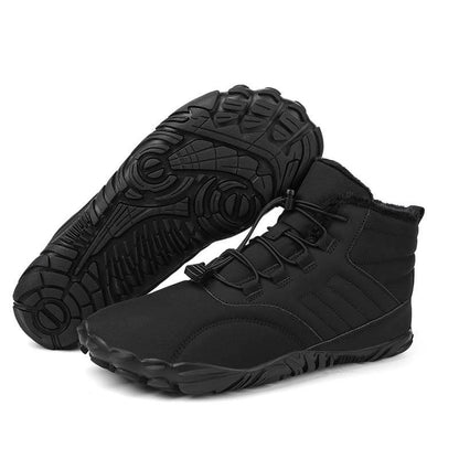 Men's barefoot shoes toe shoes, winter shoes snow boots fast drying trailla shoes, soft light fitness shoes breathing active aqua shoes with non -slip sole & wide toe box