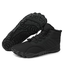 Lade das Bild in den Galerie-Viewer, draussenfeet winter barfussschuhe schneestiefel 31452 schwarz
