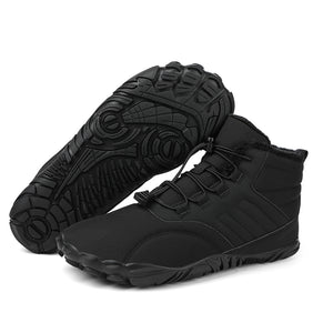 draussenfeet winter barfussschuhe schneestiefel 31452 schwarz