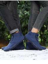 Lade das Bild in den Galerie-Viewer, draussenfeet winter barfussschuhe schneestiefel 31453 blau

