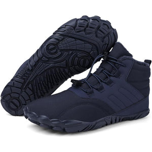 draussenfeet winter barfussschuhe schneestiefel 31453 blau