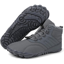 Lade das Bild in den Galerie-Viewer, draussenfeet winter barfussschuhe schneestiefel 31453 grau
