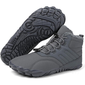draussenfeet winter barfussschuhe schneestiefel 31453 grau