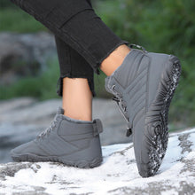 Lade das Bild in den Galerie-Viewer, draussenfeet winter barfussschuhe schneestiefel 31453 grau
