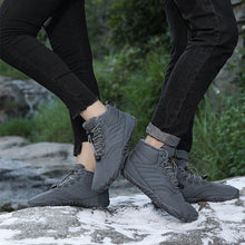 Lade das Bild in den Galerie-Viewer, draussenfeet winter barfussschuhe schneestiefel 31453 grau
