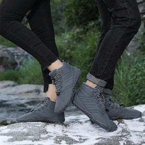 draussenfeet winter barfussschuhe schneestiefel 31453 grau