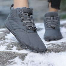 Lade das Bild in den Galerie-Viewer, draussenfeet winter barfussschuhe schneestiefel 31453 grau
