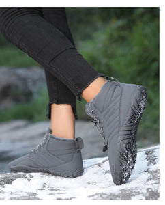 draussenfeet winter barfussschuhe schneestiefel 31453 grau