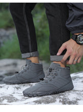 Lade das Bild in den Galerie-Viewer, draussenfeet winter barfussschuhe schneestiefel 31453 grau
