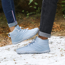 Lade das Bild in den Galerie-Viewer, draussenfeet winter barfussschuhe schneestiefel 31453 hellblau
