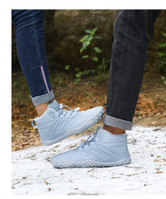 Lade das Bild in den Galerie-Viewer, draussenfeet winter barfussschuhe schneestiefel 31453 hellblau
