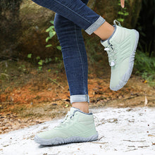 Lade das Bild in den Galerie-Viewer, draussenfeet winter barfussschuhe schneestiefel 31453 hellgrun
