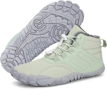 Lade das Bild in den Galerie-Viewer, draussenfeet winter barfussschuhe schneestiefel 31453 hellgrun
