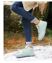 Lade das Bild in den Galerie-Viewer, draussenfeet winter barfussschuhe schneestiefel 31453 hellgrun
