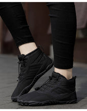 Lade das Bild in den Galerie-Viewer, draussenfeet winter barfussschuhe schneestiefel 31453 schwarz
