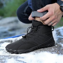 Lade das Bild in den Galerie-Viewer, draussenfeet winter barfussschuhe schneestiefel 31453 schwarz

