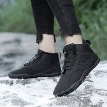 Lade das Bild in den Galerie-Viewer, draussenfeet winter barfussschuhe schneestiefel 31453 schwarz
