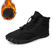 Lade das Bild in den Galerie-Viewer, draussenfeet winter barfussschuhe schneestiefel 31453 schwarz
