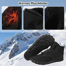 Lade das Bild in den Galerie-Viewer, draussenfeet winter barfussschuhe schneestiefel 31453 schwarz
