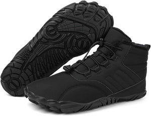 draussenfeet winter barfussschuhe schneestiefel 31453 schwarz