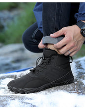 Lade das Bild in den Galerie-Viewer, draussenfeet winter barfussschuhe schneestiefel 31453 schwarz
