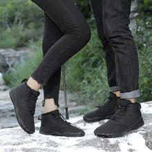 Lade das Bild in den Galerie-Viewer, draussenfeet winter barfussschuhe schneestiefel 31453 schwarz
