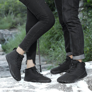 draussenfeet winter barfussschuhe schneestiefel 31453 schwarz