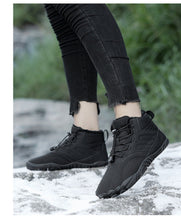 Lade das Bild in den Galerie-Viewer, draussenfeet winter barfussschuhe schneestiefel 31453 schwarz
