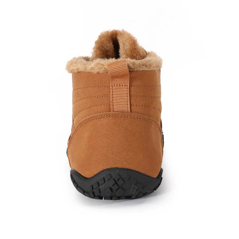 Men's winter outdoor office hiking shoes, five-finger cotton shoes, sports bike shoes, warm and thickened, slip-resistant, waterproof, hiking shoes