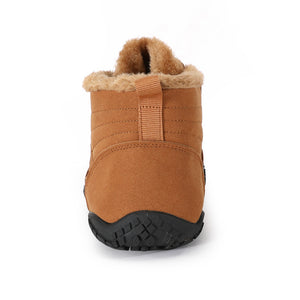draussenfeet winter barfussschuhe schneestiefel 31454 braun
