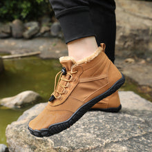 Lade das Bild in den Galerie-Viewer, draussenfeet winter barfussschuhe schneestiefel 31455 braun
