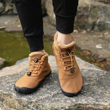 Lade das Bild in den Galerie-Viewer, draussenfeet winter barfussschuhe schneestiefel 31455 braun
