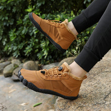 Lade das Bild in den Galerie-Viewer, draussenfeet winter barfussschuhe schneestiefel 31455 braun
