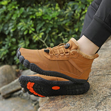 Lade das Bild in den Galerie-Viewer, draussenfeet winter barfussschuhe schneestiefel 31455 braun
