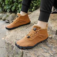 Lade das Bild in den Galerie-Viewer, draussenfeet winter barfussschuhe schneestiefel 31455 braun
