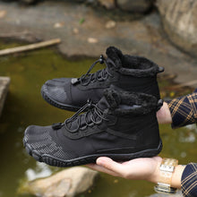 Lade das Bild in den Galerie-Viewer, draussenfeet winter barfussschuhe schneestiefel 31455 schwarz
