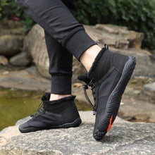 Lade das Bild in den Galerie-Viewer, draussenfeet winter barfussschuhe schneestiefel 31455 schwarz
