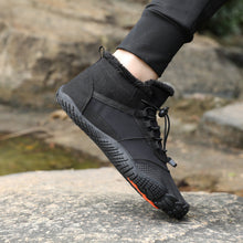 Lade das Bild in den Galerie-Viewer, draussenfeet winter barfussschuhe schneestiefel 31455 schwarz
