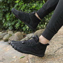 Lade das Bild in den Galerie-Viewer, draussenfeet winter barfussschuhe schneestiefel 31455 schwarz
