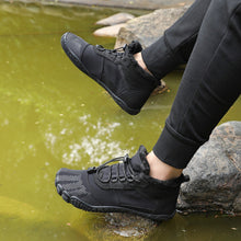 Lade das Bild in den Galerie-Viewer, draussenfeet winter barfussschuhe schneestiefel 31455 schwarz
